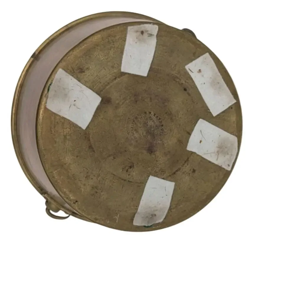1860s Spun Brass Bucket Hayden Patent 1851 1865 1866 Waterbury Brass Hearth Pail